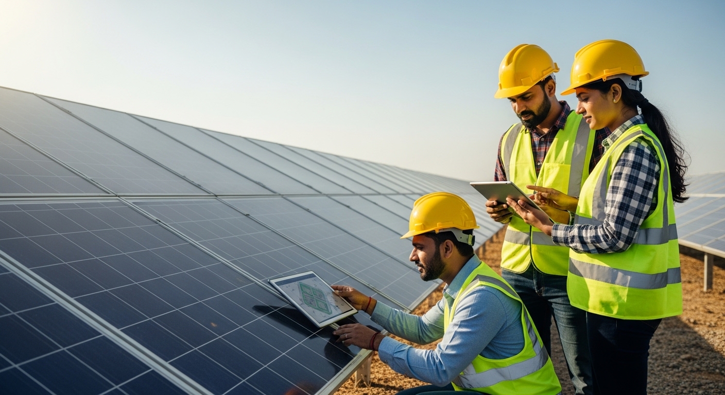 Industrial and commercial solar solutions by Inergy Hitech Infra